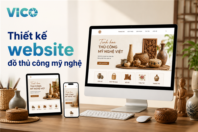 Thiết kế website đồ thủ công mỹ nghệ