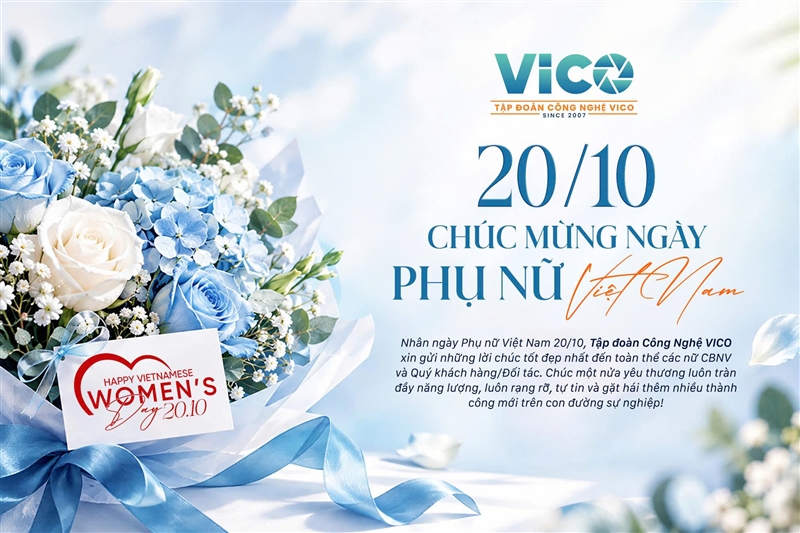 VICO Chúc mừng Ngày Phụ nữ Việt Nam 20/10