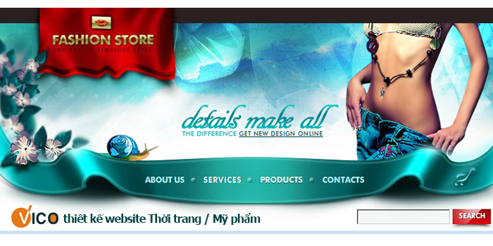 Thiết kế website Thời Trang / Mỹ Phẩm