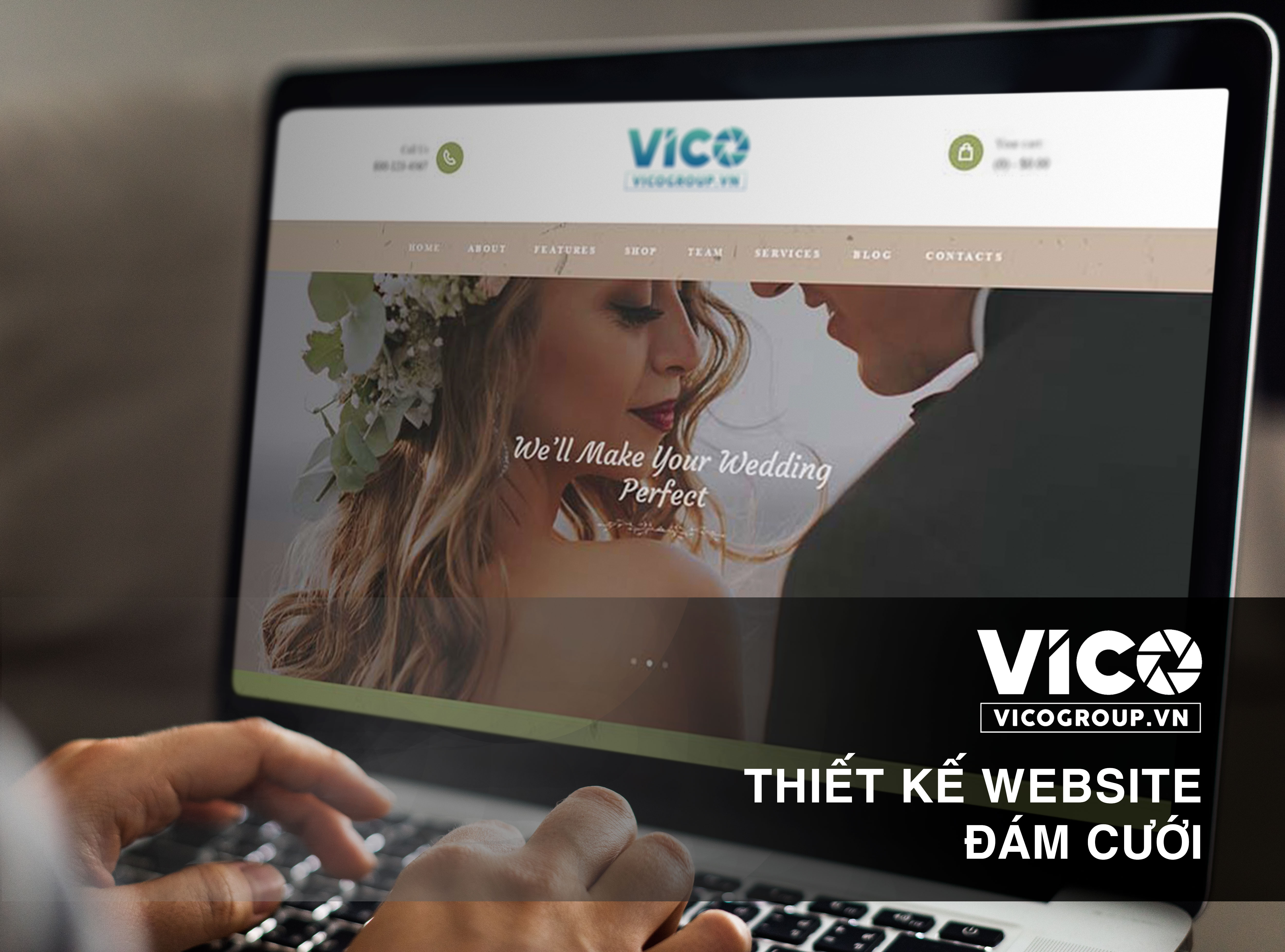 Thiết kế website đám cưới