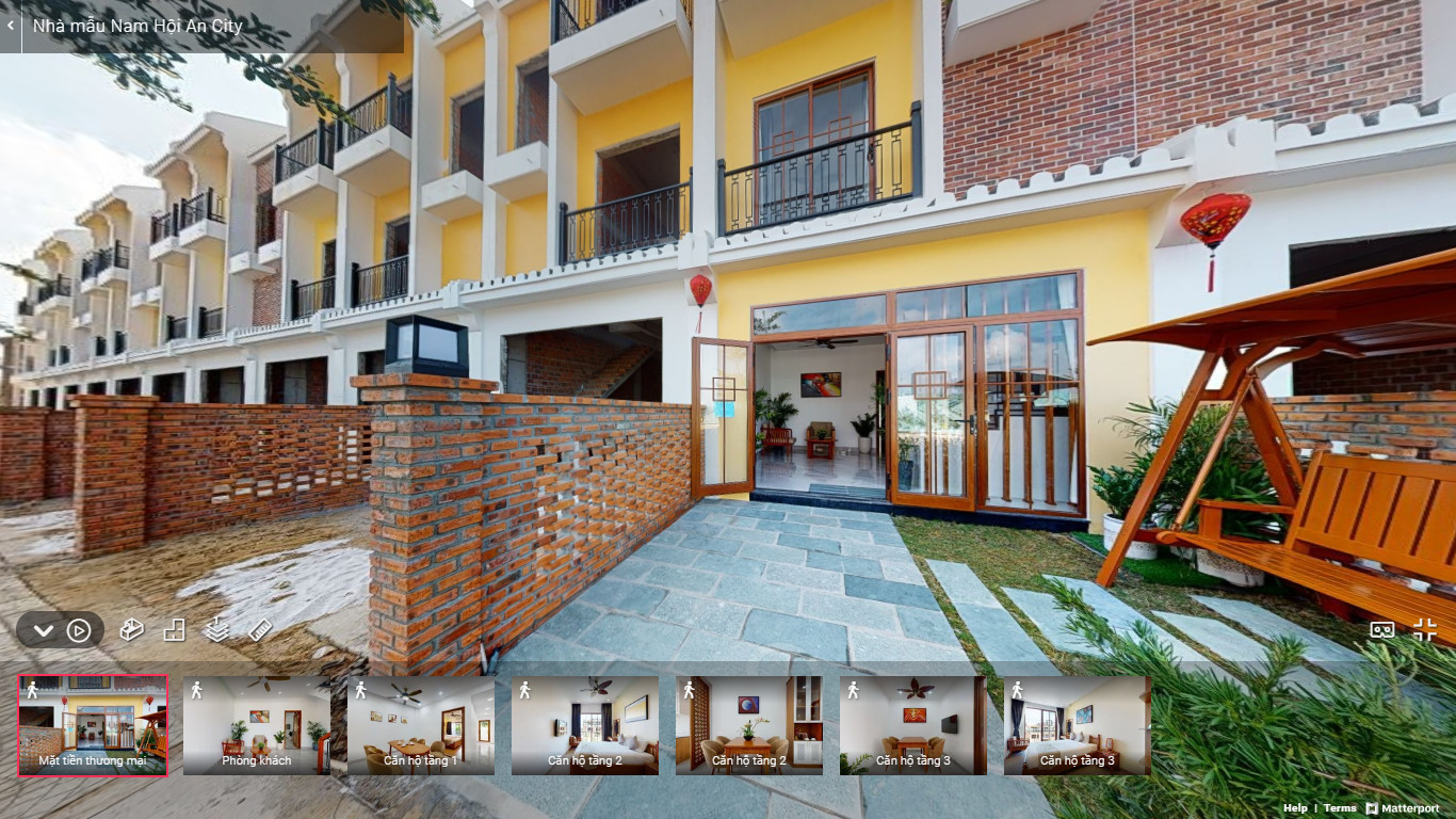 Nam Hội An City: Di chuyển và khám phá căn hộ mẫu qua chuyến tham quan ảo