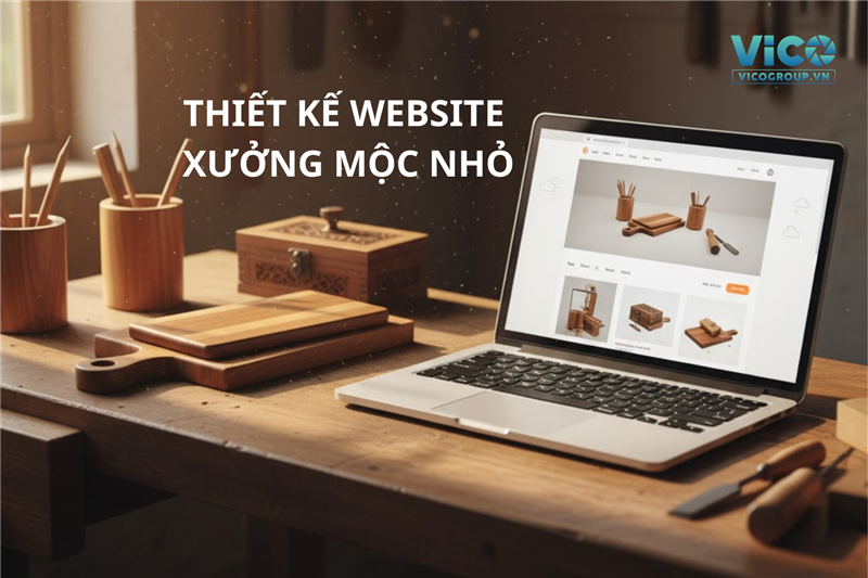 Thiết kế website xưởng mộc nhỏ 