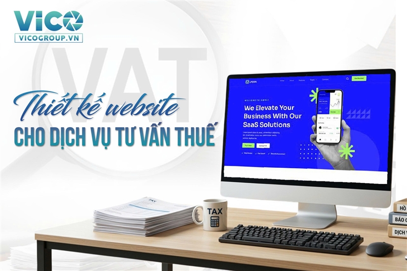 Thiết kế website cho dịch vụ tư vấn thuế