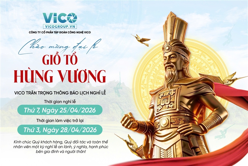 Thông báo lịch nghỉ lễ Giỗ Tổ Hùng Vương 2026