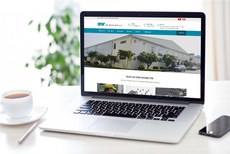 Thiết kế website nhà máy