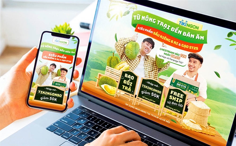 Thiết kế website nông nghiệp sạch