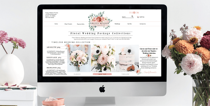 Thiết kế website bán hoa
