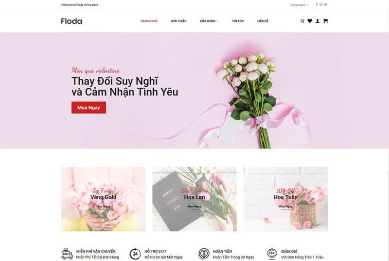 Thiết kế website bán thiệp cưới, thiệp mời