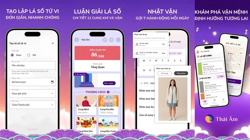 Thiết kế website xem tử vi, tarot