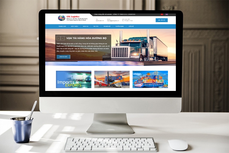 Thiết kế website công ty đóng tàu