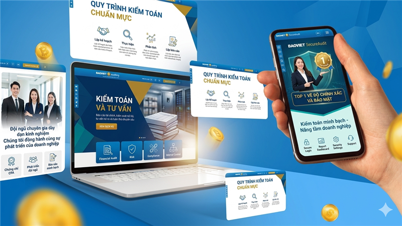 Thiết kế website kiểm toán doanh nghiệp