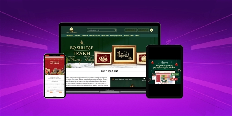 Thiết kế website quà tặng doanh nghiệp