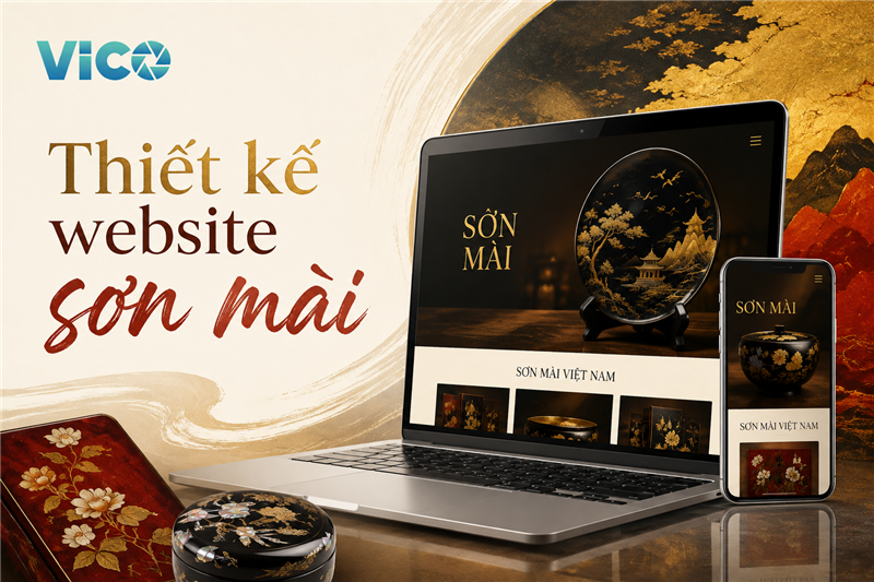Thiết kế website sơn mài