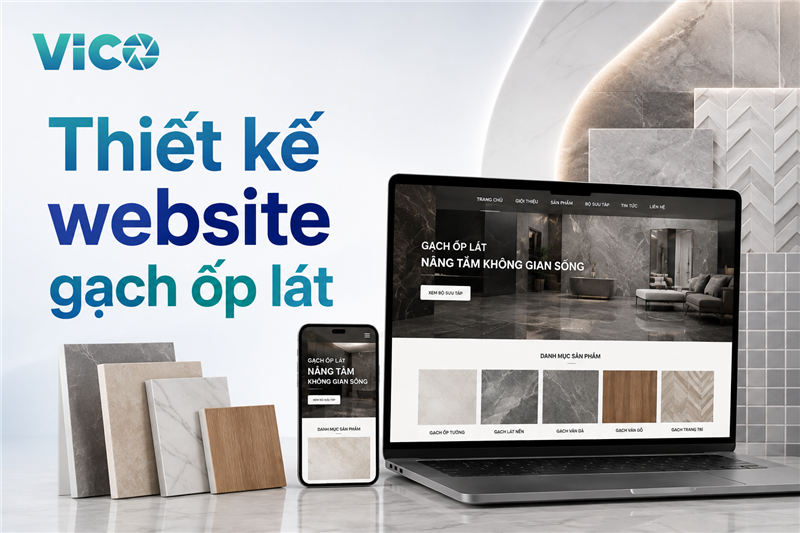 Thiết kế website gạch ốp lát