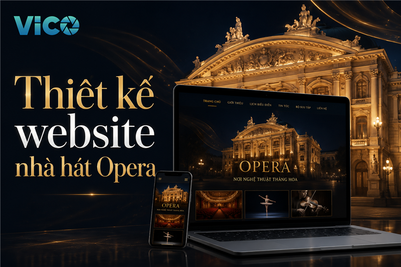 Thiết kế website nhà hát Opera