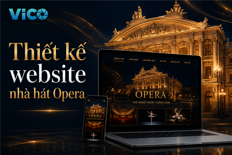 Thiết kế website nhà hát Opera