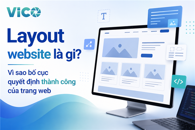 Layout website là gì? Vì sao bố cục quyết định thành công của trang web