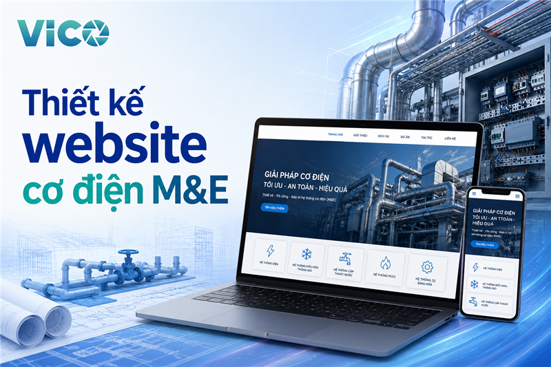 Thiết kế website cơ điện M&E