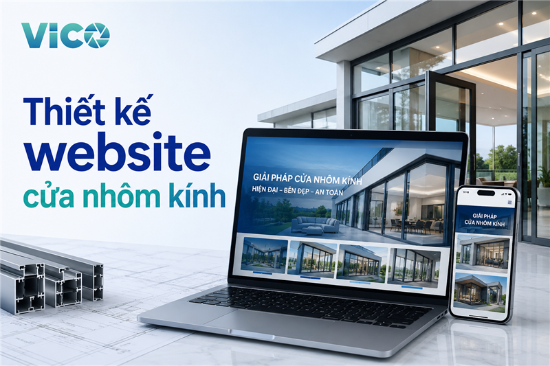 Thiết kế website cửa nhôm kính
