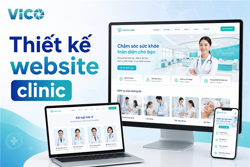 Thiết kế website clinic