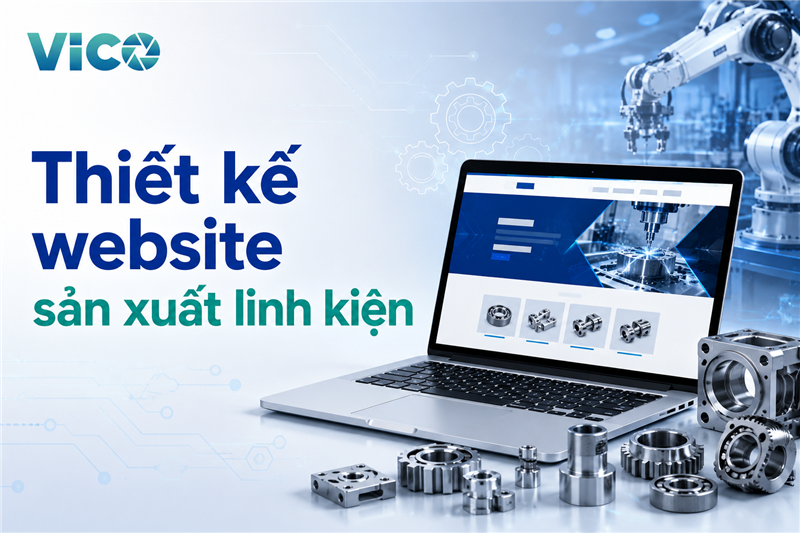 Thiết kế website sản xuất linh kiện