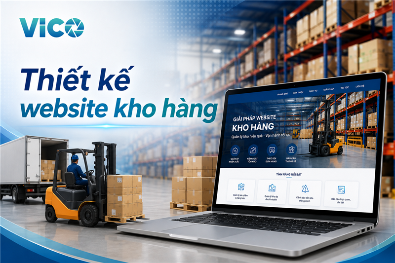 Thiết kế website kho vận