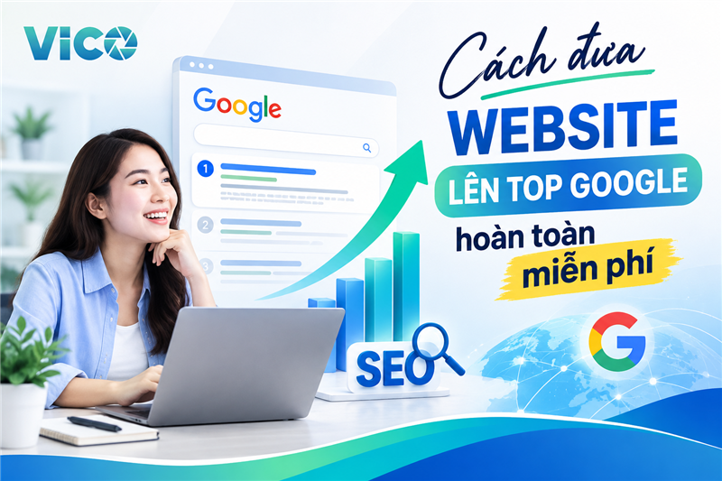 Cách đưa website lên top google hoàn toàn miễn phí
