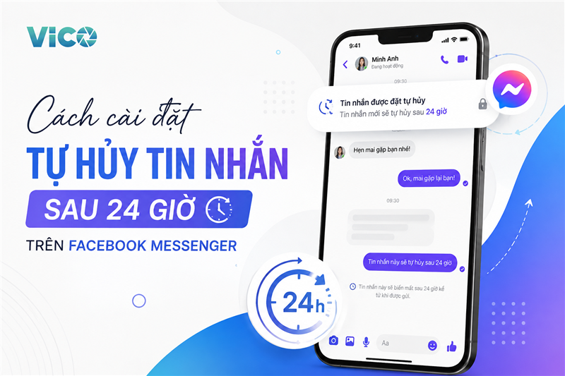 Cách cài đặt tự hủy tin nhắn sau 24 giờ trên Facebook Messenger