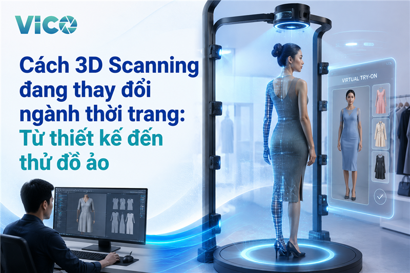 Cách 3D Scanning đang thay đổi ngành thời trang: Từ thiết kế đến thử đồ ảo