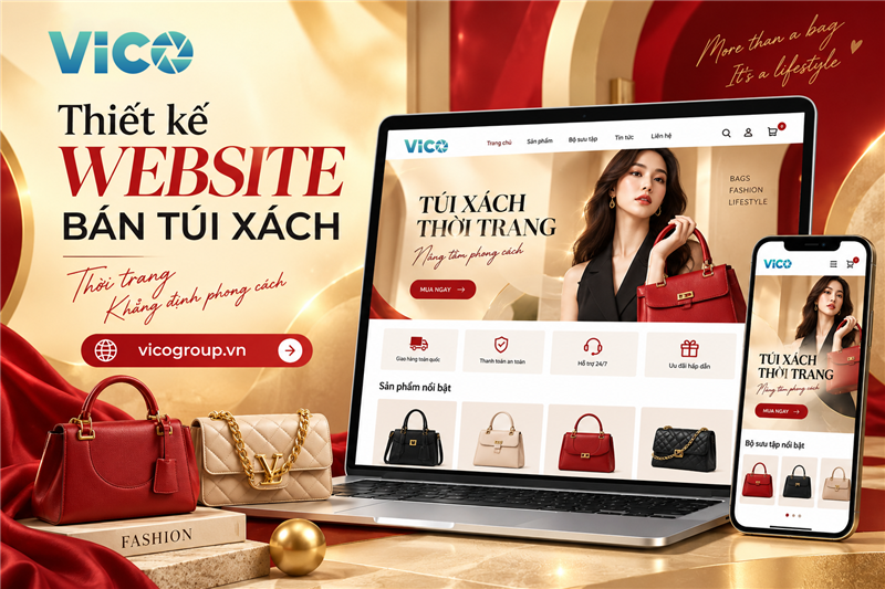 Thiết kế website bán túi xách