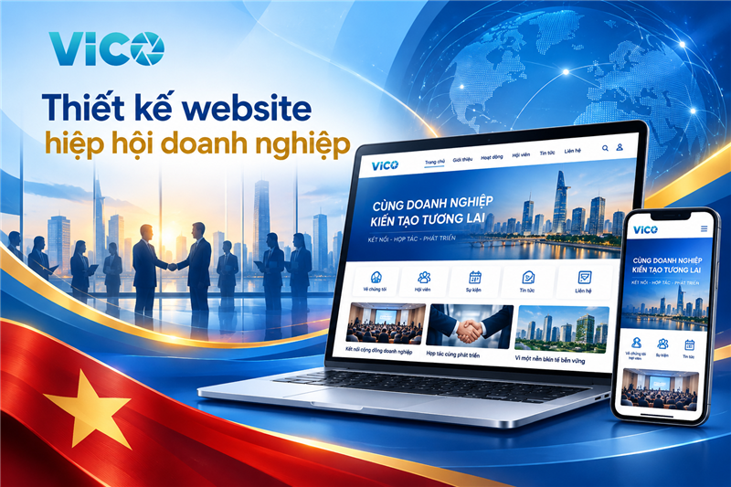 Thiết kế website hiệp hội doanh nghiệp