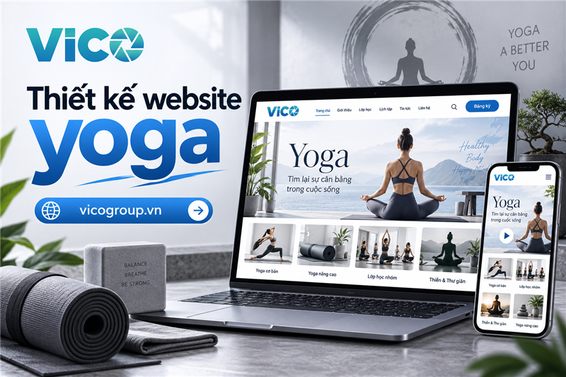 Thiết kế website yoga