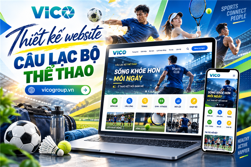Thiết kế website câu lạc bộ thể thao
