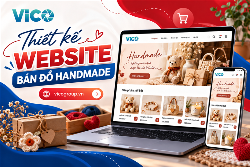 Thiết kế website bán đồ handmade