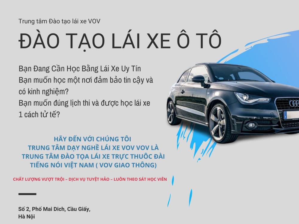 Thiết kế website làm bằng lái xe trung tâm đào tạo lái ô tô xe máy