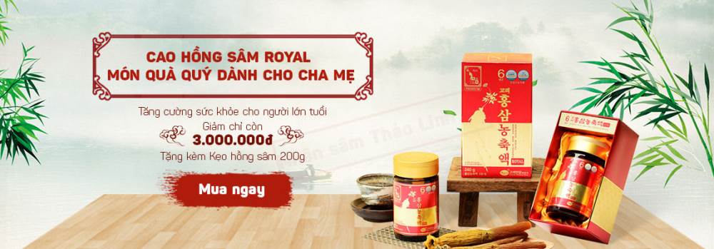 Thiết kế website bán nhân sâm linh chi