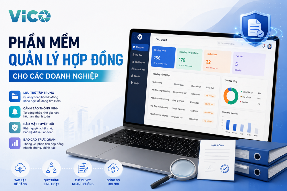 Phần mềm quản lý hợp đồng cho các doanh nghiệp
