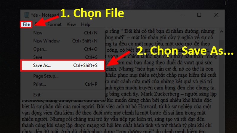 Cách sửa lỗi font chữ trong Notepad khi lưu tiếng Việt đơn giản, chi tiết