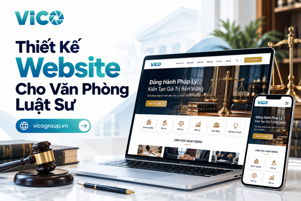 Thiết kế website cho văn phòng luật sư