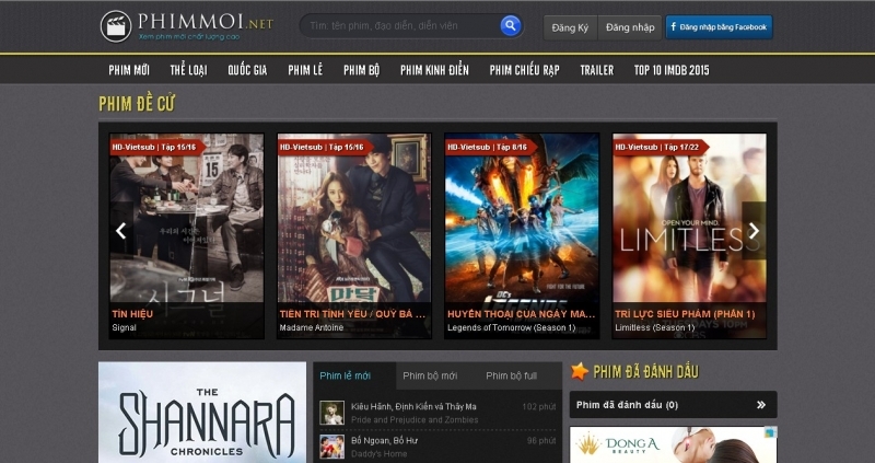 Thiết kế website xem phim HD online