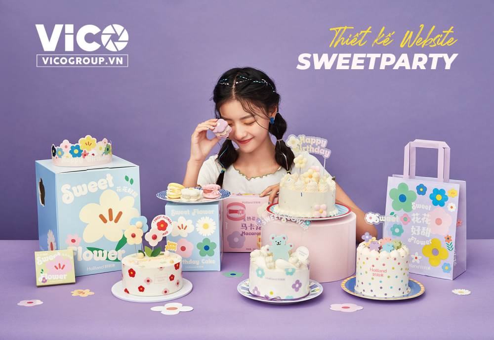 Thiết kế website sweetparty