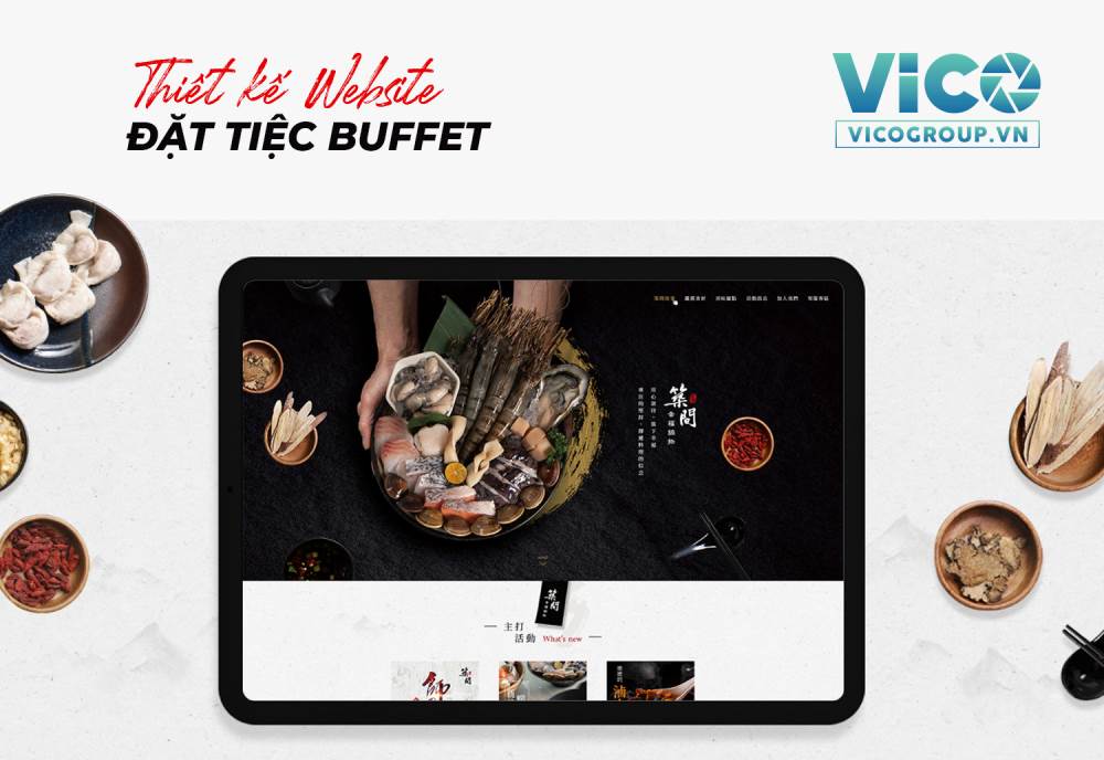 Thiết kế Website đặt tiệc buffet