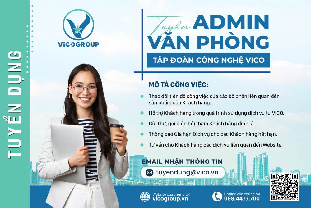 Tuyển dụng nhân viên Admin văn phòng